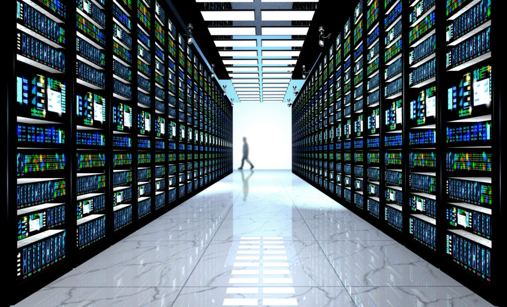 Server room, datacenter.